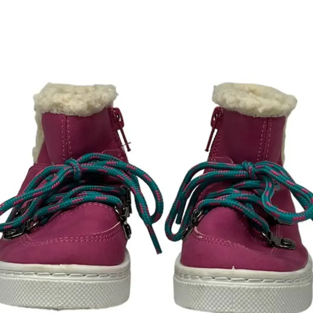 OOMPHIES Girls Toddler Pink Boot Sz 7